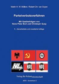 Parteiverbotsverfahren
JBÖS - Sonderband 2
5. Aufl. 2017